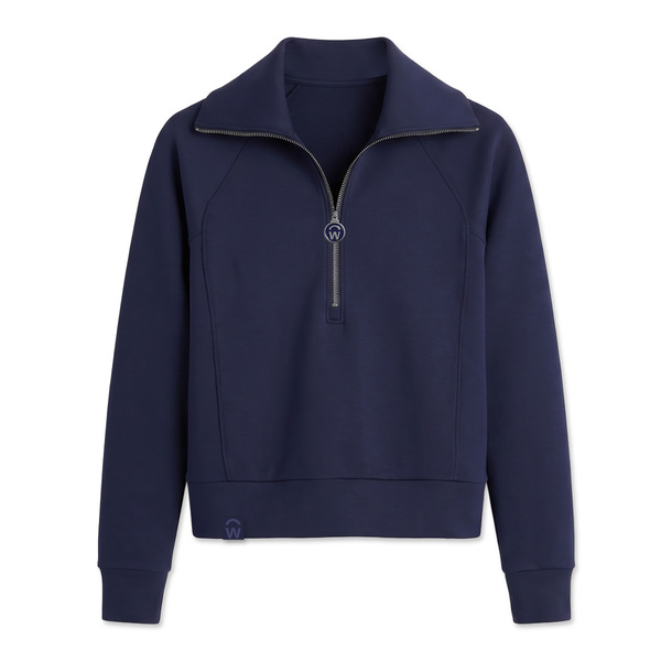 Womens CloudComfort Half Zip Sweatshirt